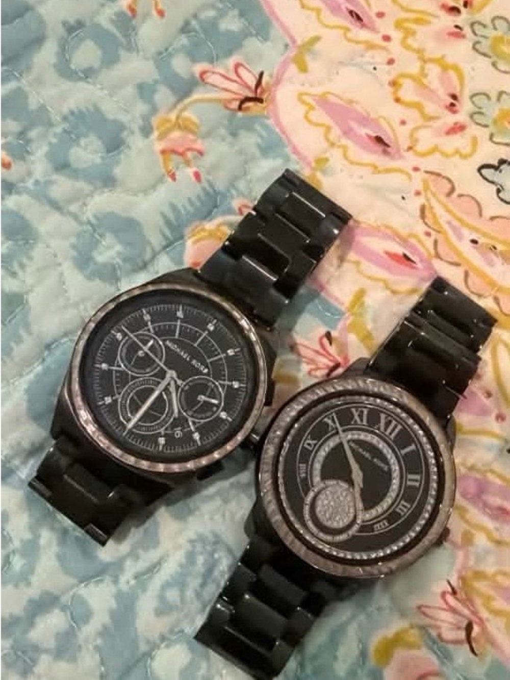 Black Women’s watches Watch with Crystal Bezel